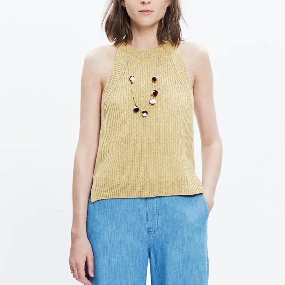 Madewell Valley Sweater Tank Size small